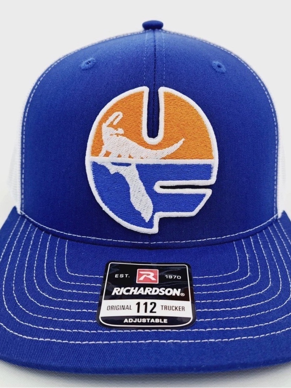 Florida Gators Pell Logo Embroidered Patch Richardson 112 Hat Cotton Snapback